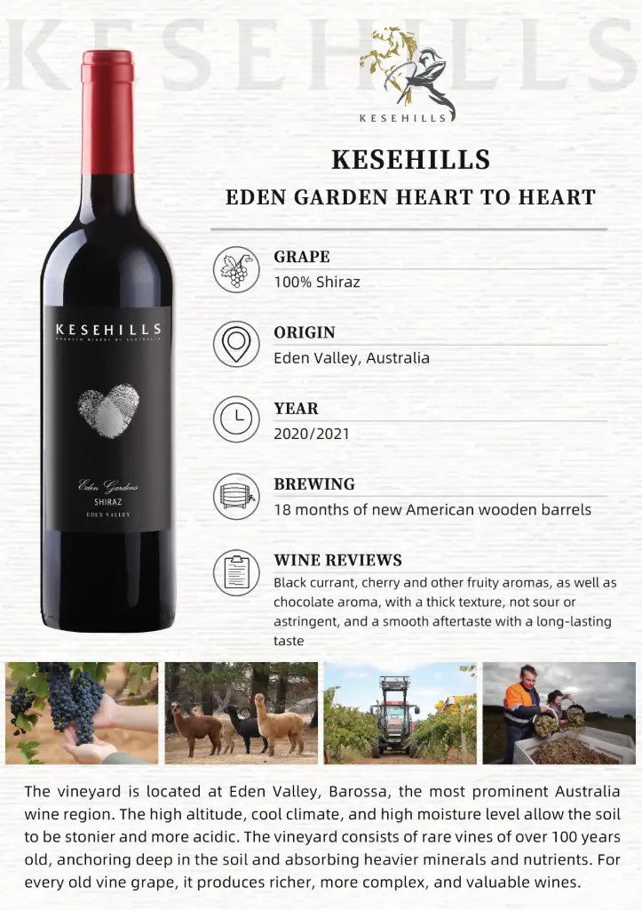 Eden Gardens Shiraz (Heart)
